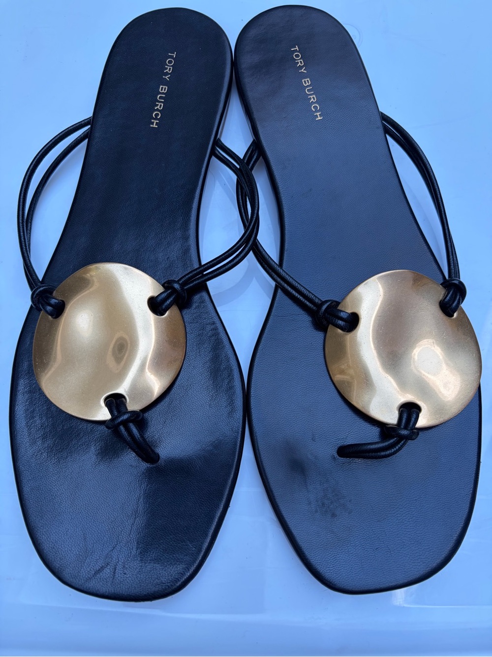 Tory Burch Patos Sandals, Size 9, EUC - Picture 2 of 9
